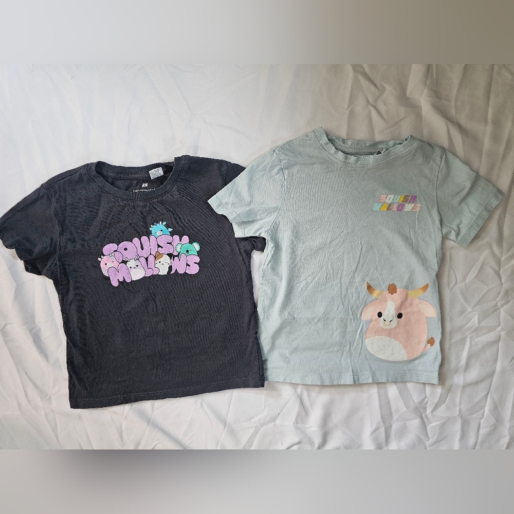 Set Of Two H&M Squishmallows T-Shirts- 5T/6